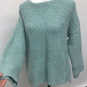 Zara boucle knit mint sweater M